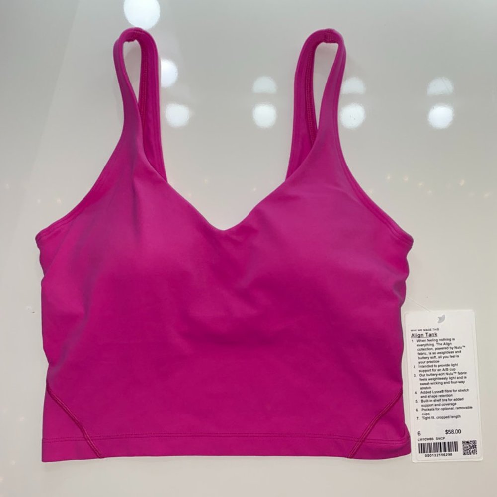 Lululemon Align Tank Sonic Pink 6